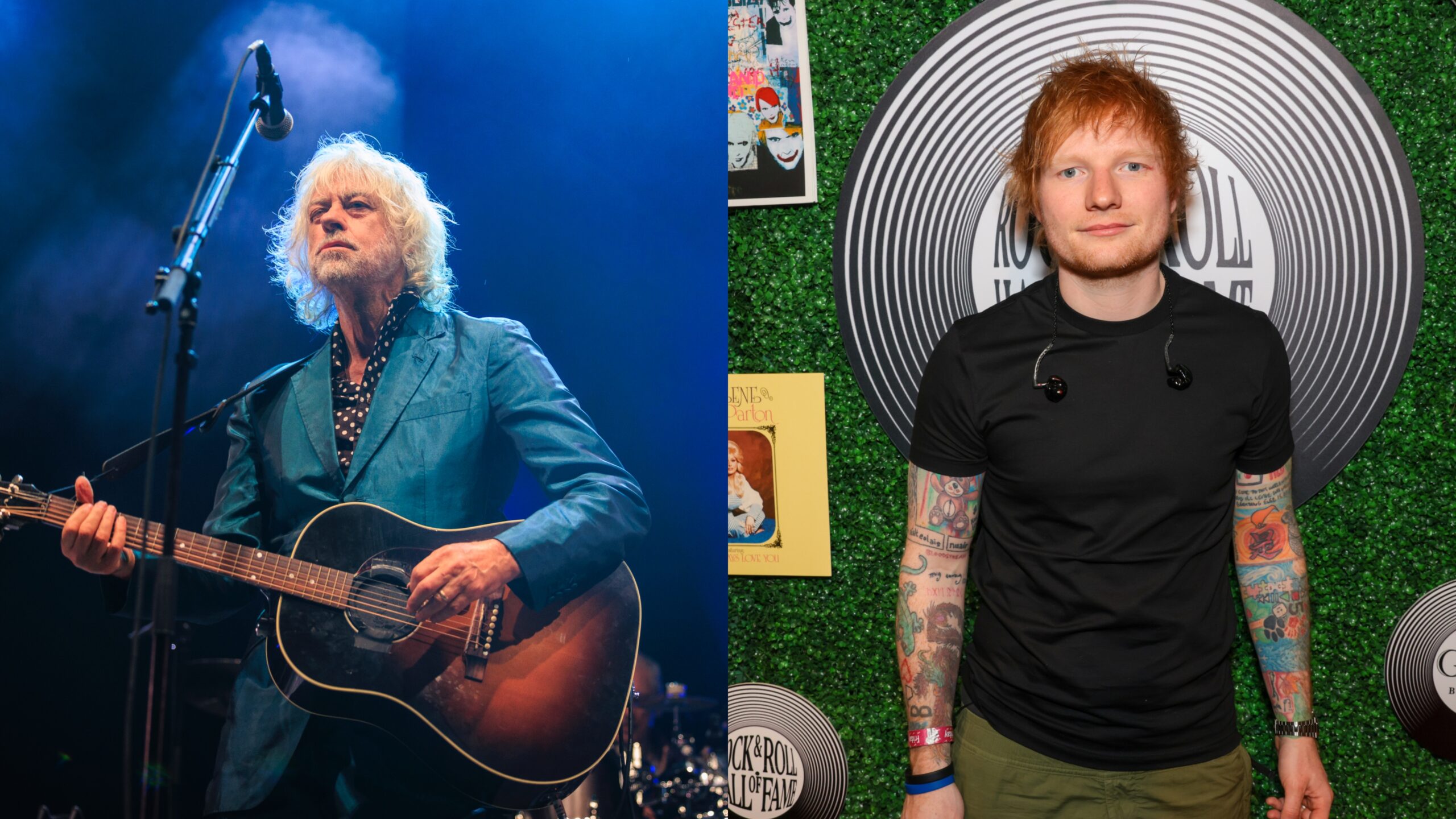 Bob Geldorf verteidigt Ed Sheeran in Macklemore-Kontroverse